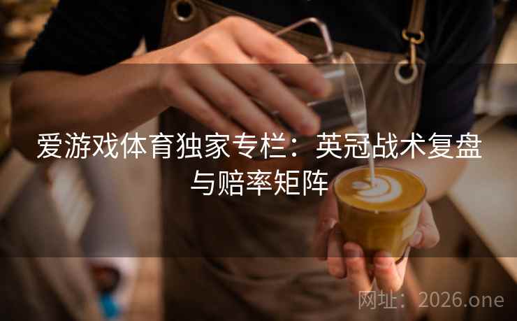 爱游戏体育独家专栏：英冠战术复盘与赔率矩阵