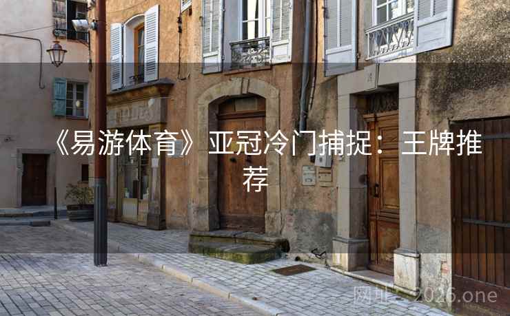 《易游体育》亚冠冷门捕捉：王牌推荐